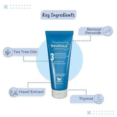 Buy Acne Face Gel For Acne Spots & Pigmentation | Teenilicious