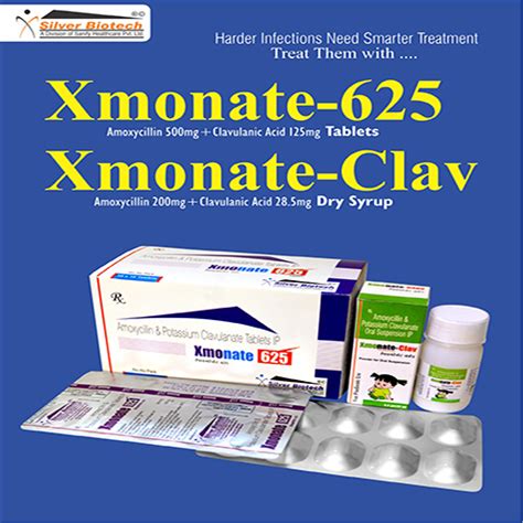 XMONATE-CLAV Dry Syrup SANIFY HEALTHCARE PVT. LTD.
