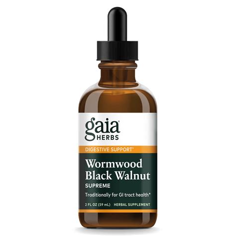 Wormwood and Black Walnut Extract for Digestive Support: Gaia Herbs®