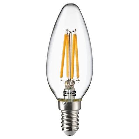 SOLHETTA LED bulb E14 250 lumen, chandelier/clear - IKEA