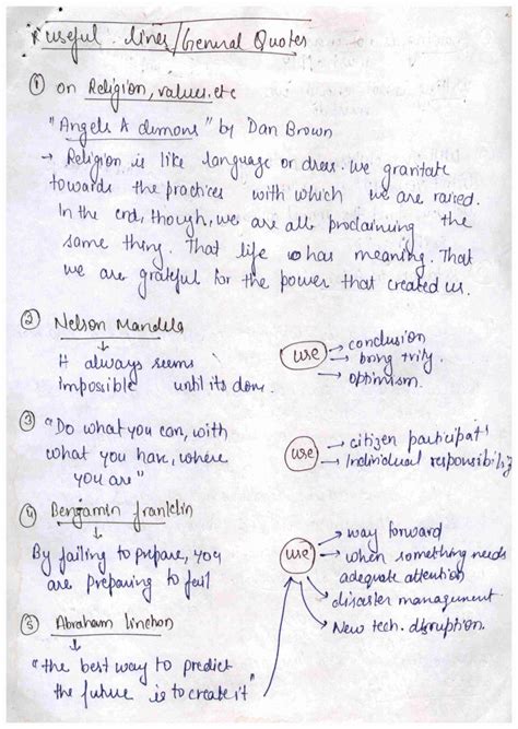 Satyam Gandhi-General Studies-Topper Notes-GS-1 Essay-AIR 10, UPSC CSE ...