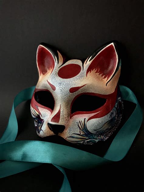 MADE TO ORDER .kitsune Mask. Japanese Fox Mask. Carnival Mask ...