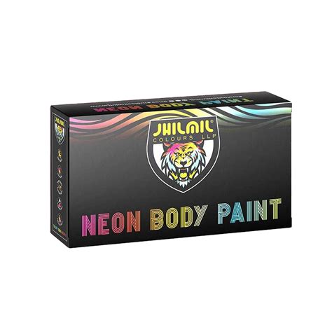 Buy Neon Body Paint – Safe, Bright & Glowing Colours – Organic Gyaan