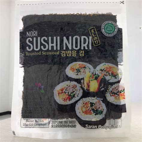 Jual Gimbab Nori isi 10 lembar/ Nori Seaweed/ Sushi Nori/ Daechun/ Dae ...