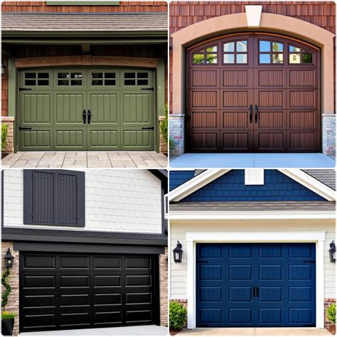 20 Garage Door Paint Ideas To Make a Statement