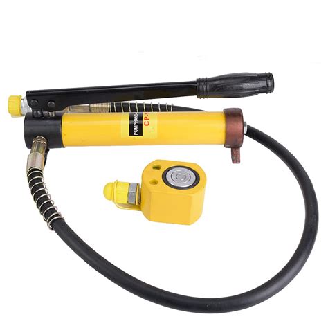 Buy Manual Hydraulic Pump, 10T Long Handle Hydraulic Pump Ultra-Thin ...