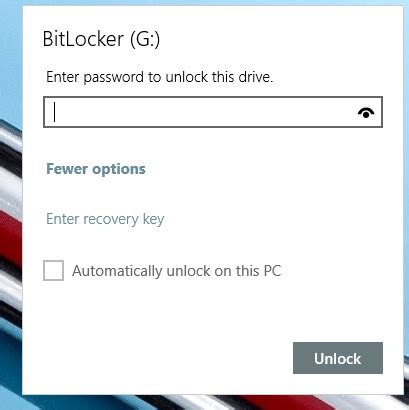 Image result for BitLocker Unlock Using USB Flash Drive