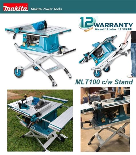 Makita 260mm (10-inch) Table Saw With Wheels Stand – MY Power Tools ...