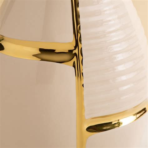 Buy Canova Opt Aviora Ceramic Ribbed Vase - Large from Home Centre at ...