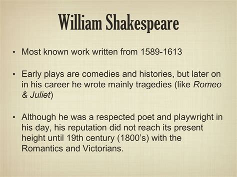 William Shakespeare Poems Romeo And Juliet