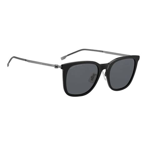 Hugo Boss BOSS 1347/F/SK TI7 IR Matte Black Ruthenium | Sunglasses Man