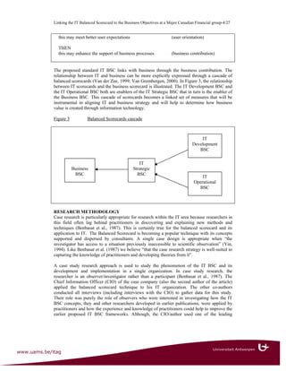 Balanced Scorecard Case Study 的图像结果