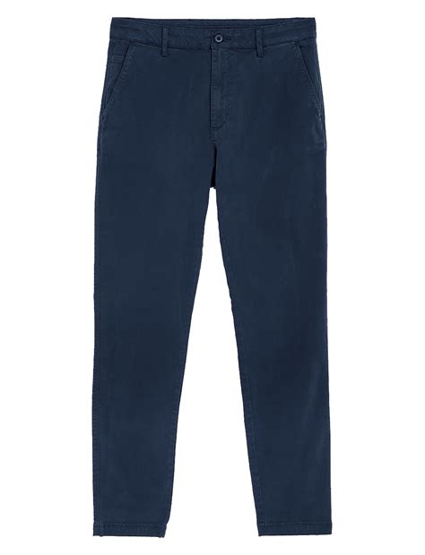 Buy Slim Fit Textured Stretch Trousers at Marks & Spencer