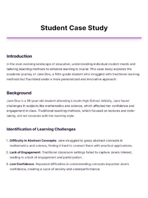 Image result for Case Study Examples for Students