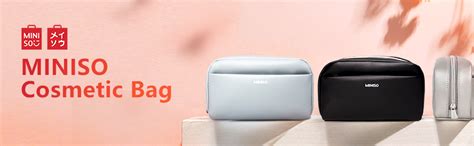 Buy MINISO Large Fashionable Cosmetic Bag Portable Makeup Pouch for ...