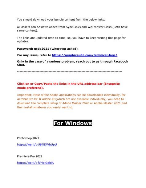 GSPB Download with Password - You should download your bundle content ...