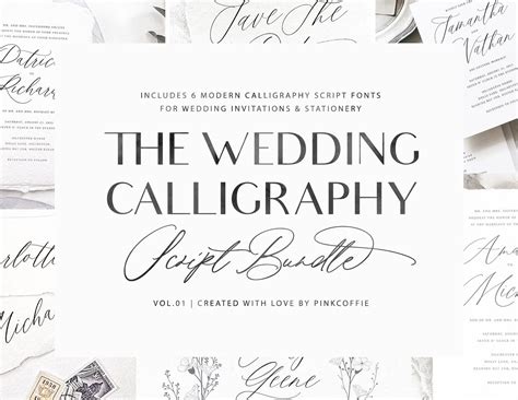 Elegant script fonts for wedding invitations | Beachweddingtips.com