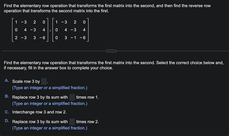 Image result for Elementary Row Transformation of Matrix