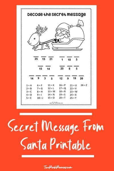 Image result for Santa Decoder Printable