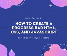 Image result for Progress Bar HTML