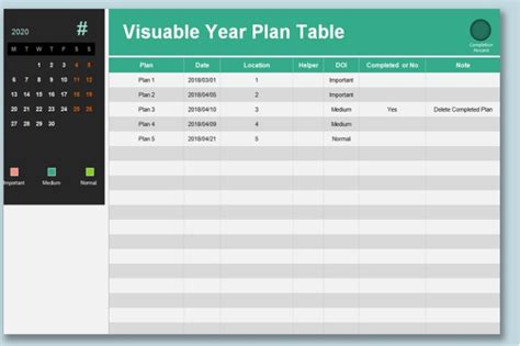 Operational Plan Template Excel 的图像结果