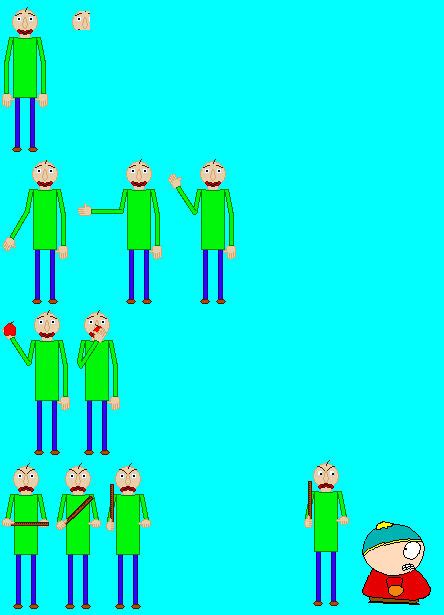 Image result for Baldi Sprite