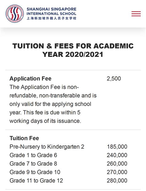 上海新加坡外籍人员子女学校2020年学费多少?-国际学校网