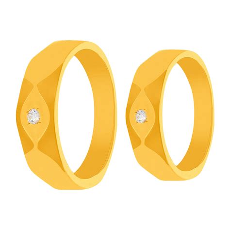 Mahika Gold Couple Ring – WHP Jewellers