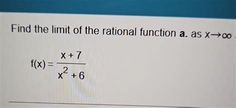 Image result for Rational Function Limits