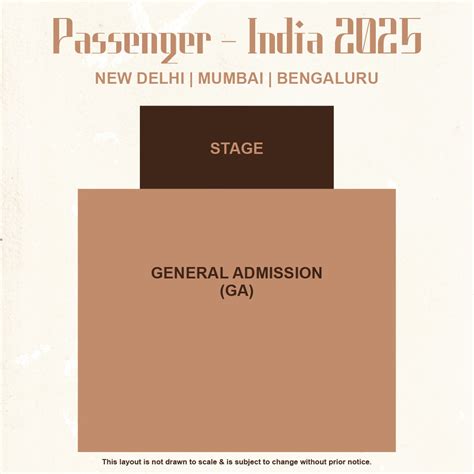 Passenger India Tour 2025 - Mumbai music-shows,performances Event ...
