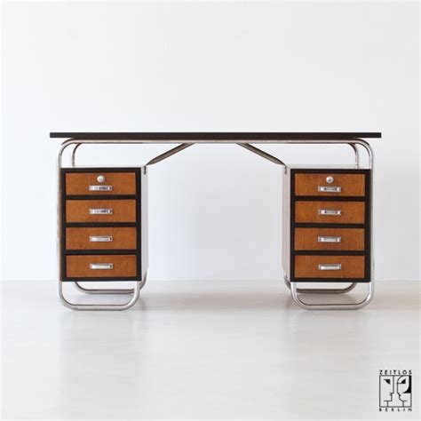 Tubular steel desk Bauhaus modernism - ZEITLOS – BERLIN