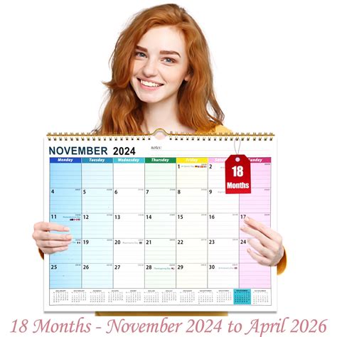 2025 Calendar Uk 18 Month Family Calendar Nov 2024 Apr | Desertcart INDIA