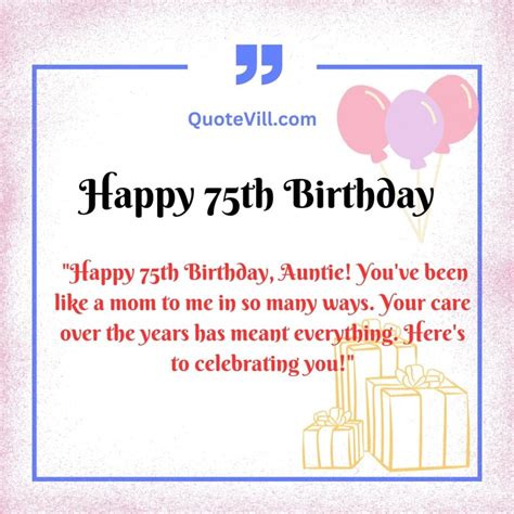 75Th Birthday Wish