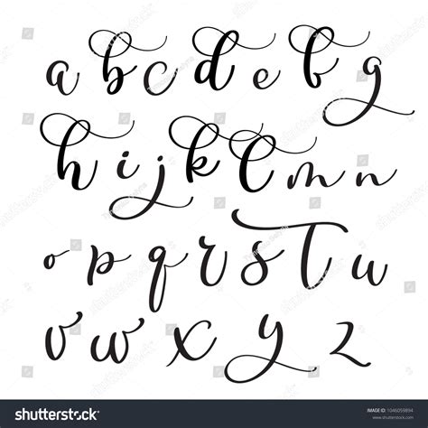 Calligraphy Alphabet 的图像结果