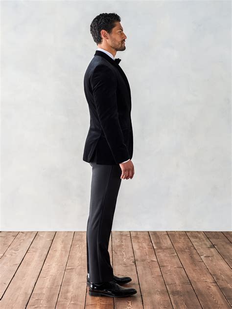 Black Velvet Jacket Tuxedo | The Black Tux