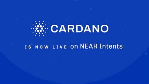NEAR Intents arrive on Cardano - CardanoCube.com