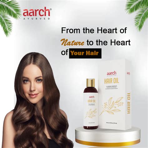 Aarch Ayurved Hair Oil for Strong & Shiny Hair Naturally – Aarch ...