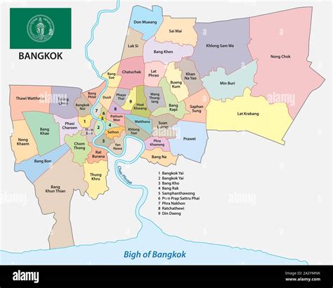 Bangkok map hi-res stock photography and images - Alamy