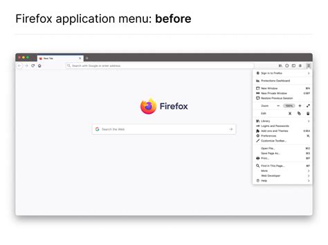 Image result for Firefox Bar Menu Display