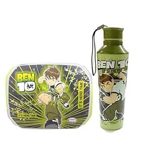 Jayco Ben 10 Lunch Box and Bottles for Kids Prime Small Lunch Box and ...