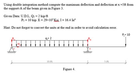 Image result for Maximum Beam Deflection in Double Integration Method