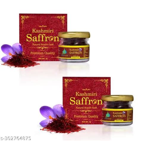 Pure Kashmiri Saffron - 1 Gram (Pack of 2) – Springkart