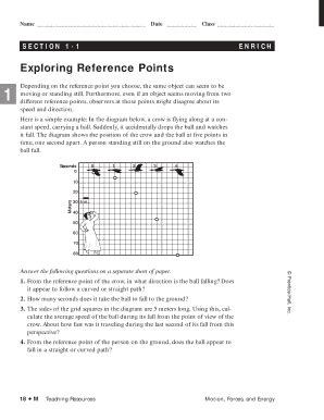 Exploring Reference Points Answer Key - Fill Online, Printable ...