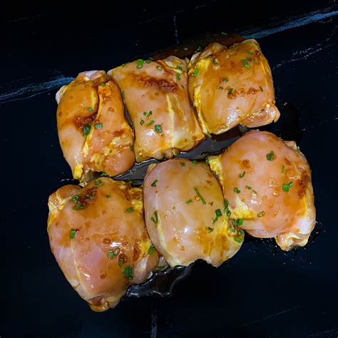Boneless Skinless Marinated Chicken Thighs — Cumbraes
