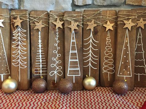 Rustic Wooden Christmas Decorations