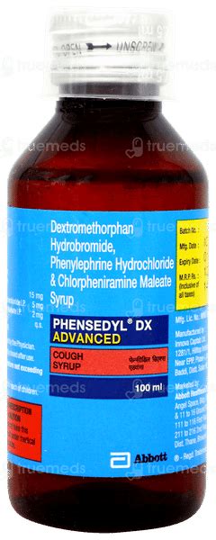 Phensedyl Dx Advanced Syrup 100Ml: Uses, Side Effects, Price & Substitutes