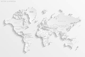 Carte politique du monde Monde gris mapcountries Monde blanc carte ...