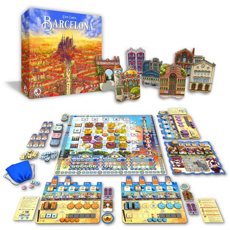 Barcelona - tile laying worker placement board game - Battlefield Bangkok