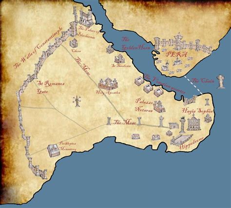 Constantinople Map Location