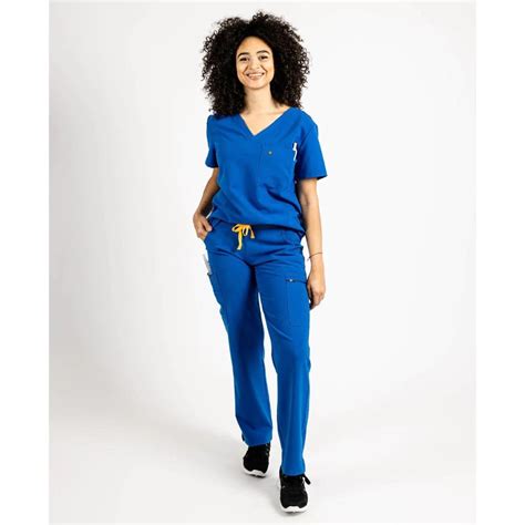 Women's Galaxy Blue Scrubs | Poppy Scrubs